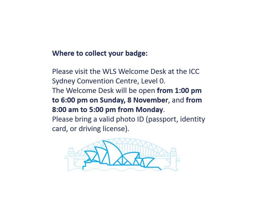 Collect your badge