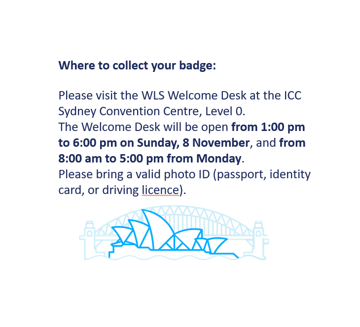 Collect your badge